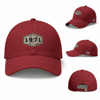 55th Birthday Hunting Baseball Cap 1971 Limited Edition Vintage Camouflage Gifts For Turning 55
