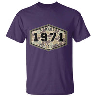 55th Birthday Hunting T Shirt 1971 Limited Edition Vintage Camouflage Gifts For Turning 55