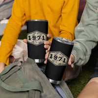 55th Birthday Hunting Tumbler Cup 1971 Limited Edition Vintage Camouflage Gifts For Turning 55