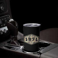 55th Birthday Hunting Tumbler Cup 1971 Limited Edition Vintage Camouflage Gifts For Turning 55