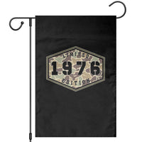 50th Birthday Hunting Garden Flag 1976 Limited Edition Vintage Camouflage Gifts For Turning 50