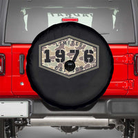 50th Birthday Hunting Spare Tire Cover 1976 Limited Edition Vintage Camouflage Gifts For Turning 50