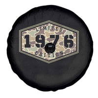 50th Birthday Hunting Spare Tire Cover 1976 Limited Edition Vintage Camouflage Gifts For Turning 50