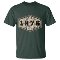 50th Birthday Hunting T Shirt 1976 Limited Edition Vintage Camouflage Gifts For Turning 50