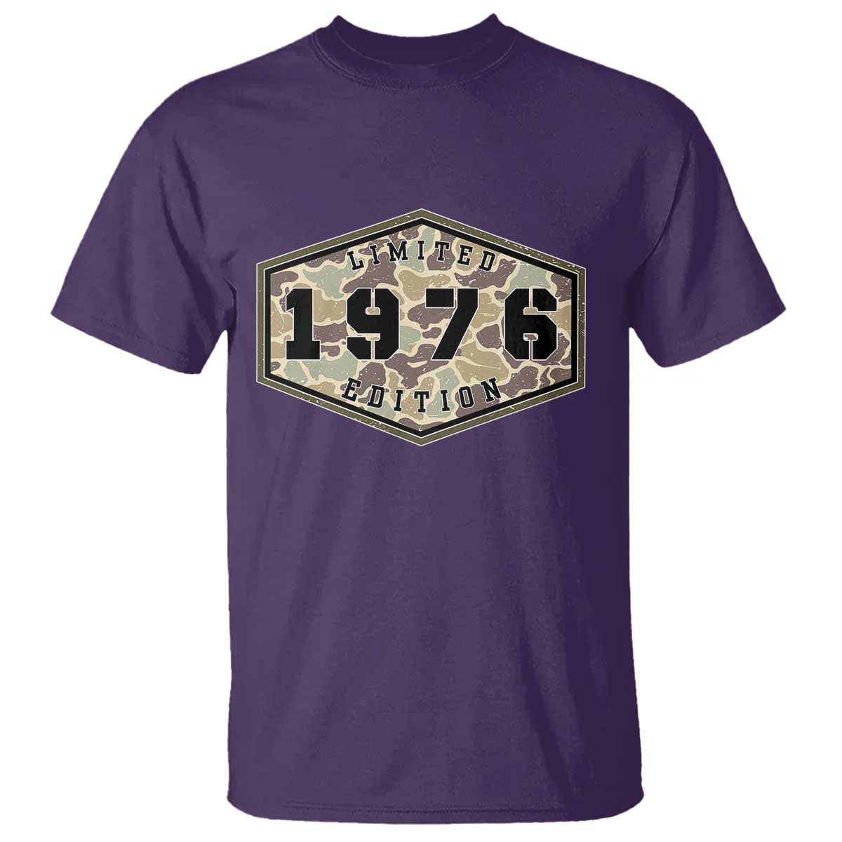50th Birthday Hunting T Shirt 1976 Limited Edition Vintage Camouflage Gifts For Turning 50