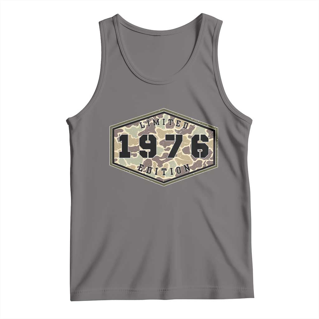 50th Birthday Hunting Tank Top 1976 Limited Edition Vintage Camouflage Gifts For Turning 50