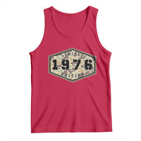 50th Birthday Hunting Tank Top 1976 Limited Edition Vintage Camouflage Gifts For Turning 50
