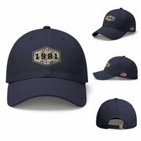 45th Birthday Hunting Baseball Cap 1981 Limited Edition Vintage Camouflage Gifts For Turning 45