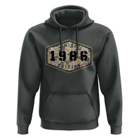 40th Birthday Hunting Hoodie 1986 Limited Edition Vintage Camouflage Gifts For Turning 40