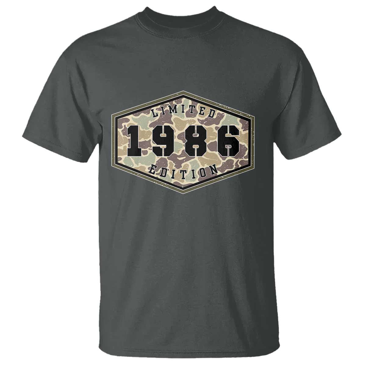 40th Birthday Hunting T Shirt 1986 Limited Edition Vintage Camouflage Gifts For Turning 40