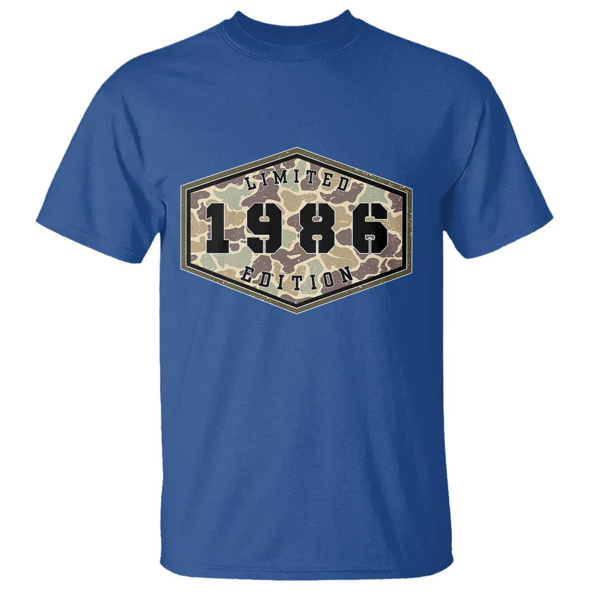 40th Birthday Hunting T Shirt 1986 Limited Edition Vintage Camouflage Gifts For Turning 40