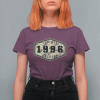 30th Birthday Hunting T Shirt For Women 1996 Limited Edition Vintage Camouflage Gifts For Turning 30