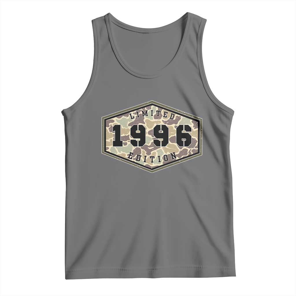 30th Birthday Hunting Tank Top 1996 Limited Edition Vintage Camouflage Gifts For Turning 30
