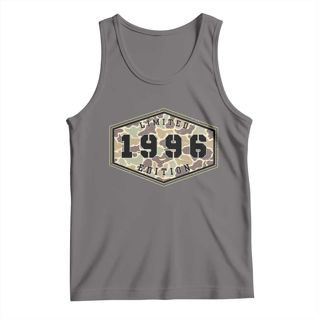 30th Birthday Hunting Tank Top 1996 Limited Edition Vintage Camouflage Gifts For Turning 30