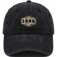 30th Birthday Hunting Washed Cotton Baseball Cap 1996 Limited Edition Vintage Camouflage Gifts For Turning 30