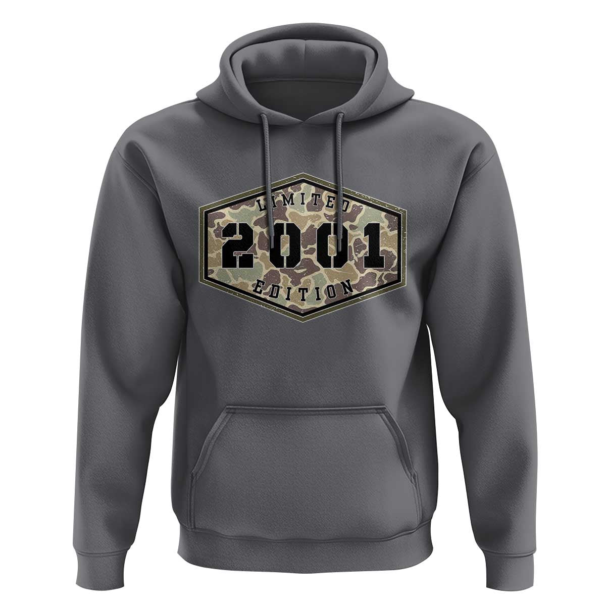 25th Birthday Hunting Hoodie 2001 Limited Edition Vintage Camouflage Gifts For Turning 25