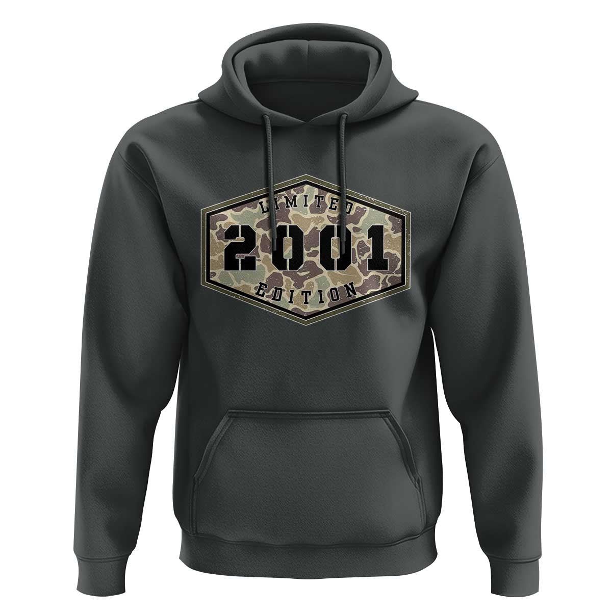 25th Birthday Hunting Hoodie 2001 Limited Edition Vintage Camouflage Gifts For Turning 25