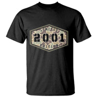25th Birthday Hunting T Shirt 2001 Limited Edition Vintage Camouflage Gifts For Turning 25