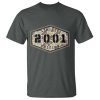 25th Birthday Hunting T Shirt 2001 Limited Edition Vintage Camouflage Gifts For Turning 25