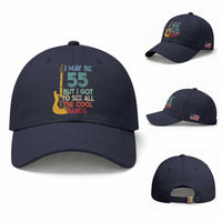 Funny 55th Birthday 80s Rock Lover Baseball Cap I May Be 55 But I Got To See All The Cool Bands