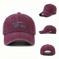 Suicide Prevention Awareness Washed Cotton Baseball Cap My Child Always On My Mind Forever In My Heart Feathers Infinity