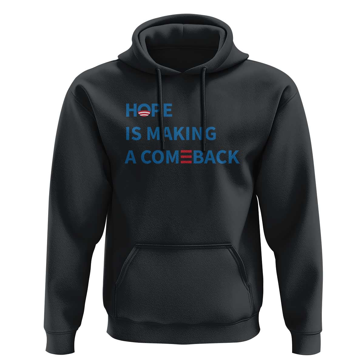 Harris Walz Supporter Hoodie Hope Is Making A Comeback American Flag - Wonder Print Shop