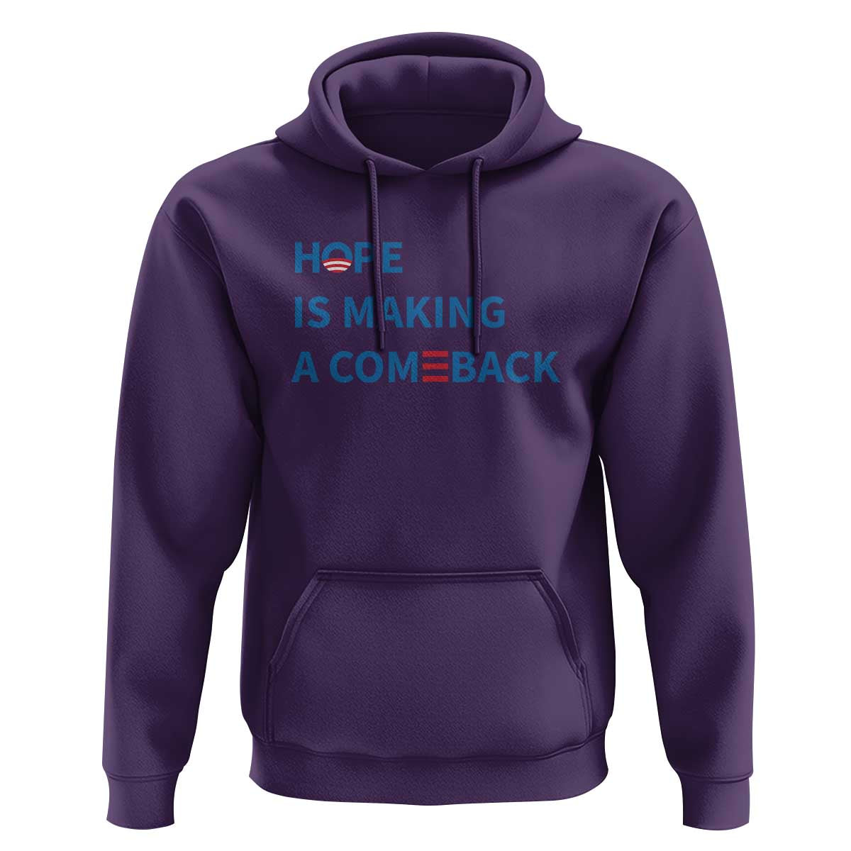 Harris Walz Supporter Hoodie Hope Is Making A Comeback American Flag - Wonder Print Shop