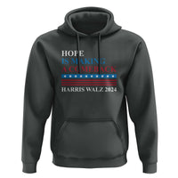 Harris Walz 2024 Hoodie Hope Is Making A Comeback American Flag - Wonder Print Shop
