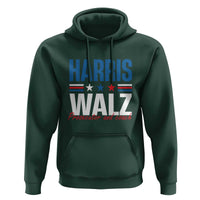 Harris Walz Supporter Hoodie Prosecutor And Coach Star US Elections 2024 - Wonder Print Shop
