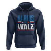 Harris Walz Supporter Hoodie Prosecutor And Coach Star US Elections 2024 - Wonder Print Shop