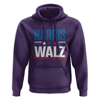 Harris Walz Supporter Hoodie Prosecutor And Coach Star US Elections 2024 - Wonder Print Shop