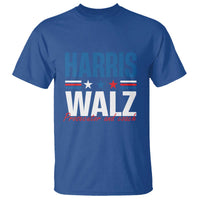 Harris Walz Supporter T Shirt Prosecutor And Coach Star US Elections 2024 - Wonder Print Shop