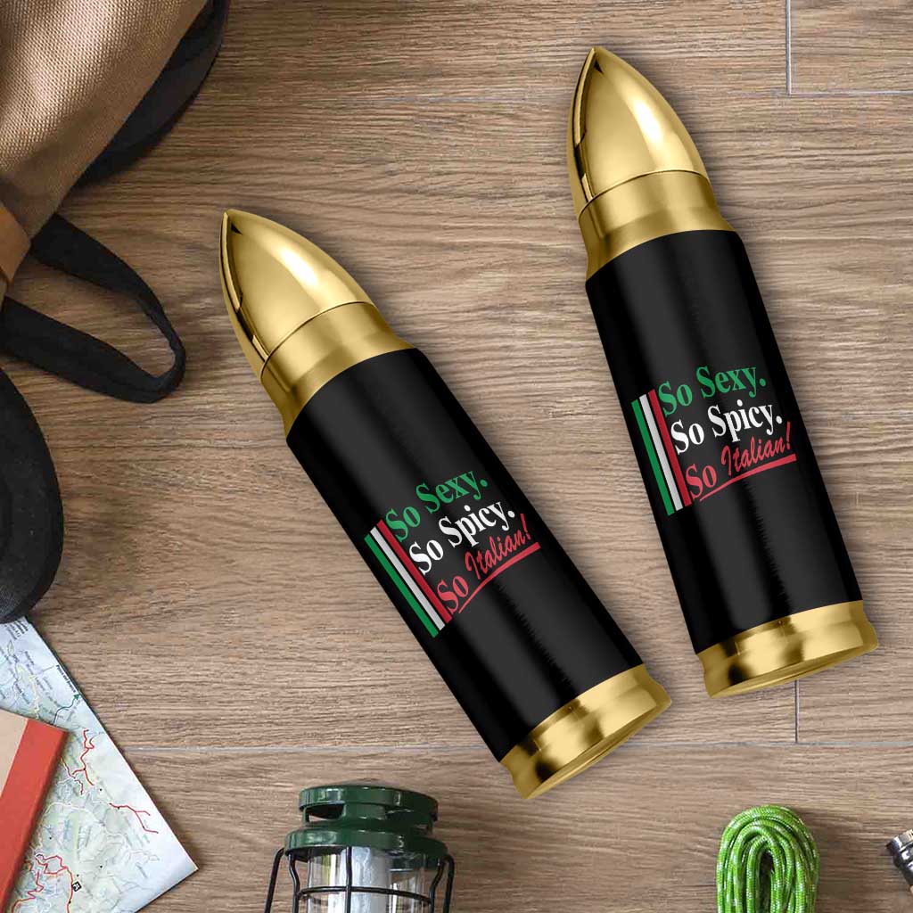 Funny Italian Pride Bullet Tumbler So Sexy So Spicy So Italian Chef Humor - Wonder Print Shop