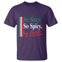 Funny Italian Pride T Shirt So Sexy So Spicy So Italian Chef Humor - Wonder Print Shop