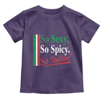 Funny Italian Pride Toddler T Shirt So Sexy So Spicy So Italian Chef Humor - Wonder Print Shop