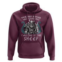 Viking Your First Mistake Was Thinking I Was One Of The Sheep Hoodie Viking Warrior - Wonder Print Shop
