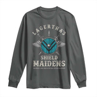 Lagertha's Shield Maidens Long Sleeve Shirt The Future Is Open Trust In The Gods Viking Warrior - Wonder Print Shop