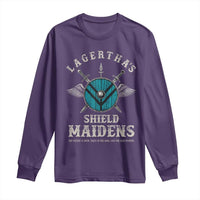Lagertha's Shield Maidens Long Sleeve Shirt The Future Is Open Trust In The Gods Viking Warrior - Wonder Print Shop