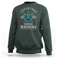 Lagertha's Shield Maidens Sweatshirt The Future Is Open Trust In The Gods Viking Warrior - Wonder Print Shop