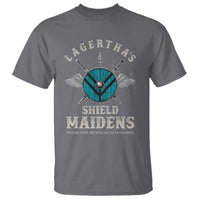 Lagertha's Shield Maidens T Shirt The Future Is Open Trust In The Gods Viking Warrior - Wonder Print Shop