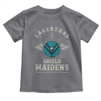 Lagertha's Shield Maidens Toddler T Shirt The Future Is Open Trust In The Gods Viking Warrior - Wonder Print Shop