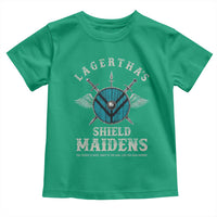 Lagertha's Shield Maidens Toddler T Shirt The Future Is Open Trust In The Gods Viking Warrior - Wonder Print Shop