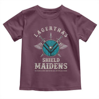 Lagertha's Shield Maidens Toddler T Shirt The Future Is Open Trust In The Gods Viking Warrior - Wonder Print Shop