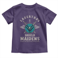 Lagertha's Shield Maidens Toddler T Shirt The Future Is Open Trust In The Gods Viking Warrior - Wonder Print Shop