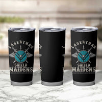 Lagertha's Shield Maidens Tumbler Cup The Future Is Open Trust In The Gods Viking Warrior - Wonder Print Shop