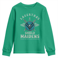 Lagertha's Shield Maidens Youth Sweatshirt The Future Is Open Trust In The Gods Viking Warrior - Wonder Print Shop