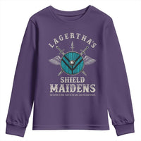 Lagertha's Shield Maidens Youth Sweatshirt The Future Is Open Trust In The Gods Viking Warrior - Wonder Print Shop