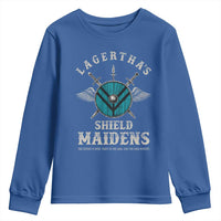 Lagertha's Shield Maidens Youth Sweatshirt The Future Is Open Trust In The Gods Viking Warrior - Wonder Print Shop