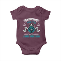 Funny I Am Not A Princess I Am A Shieldmaiden Baby Onesie Viking Pride - Wonder Print Shop