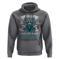 Funny I Am Not A Princess I Am A Shieldmaiden Hoodie Viking Pride - Wonder Print Shop